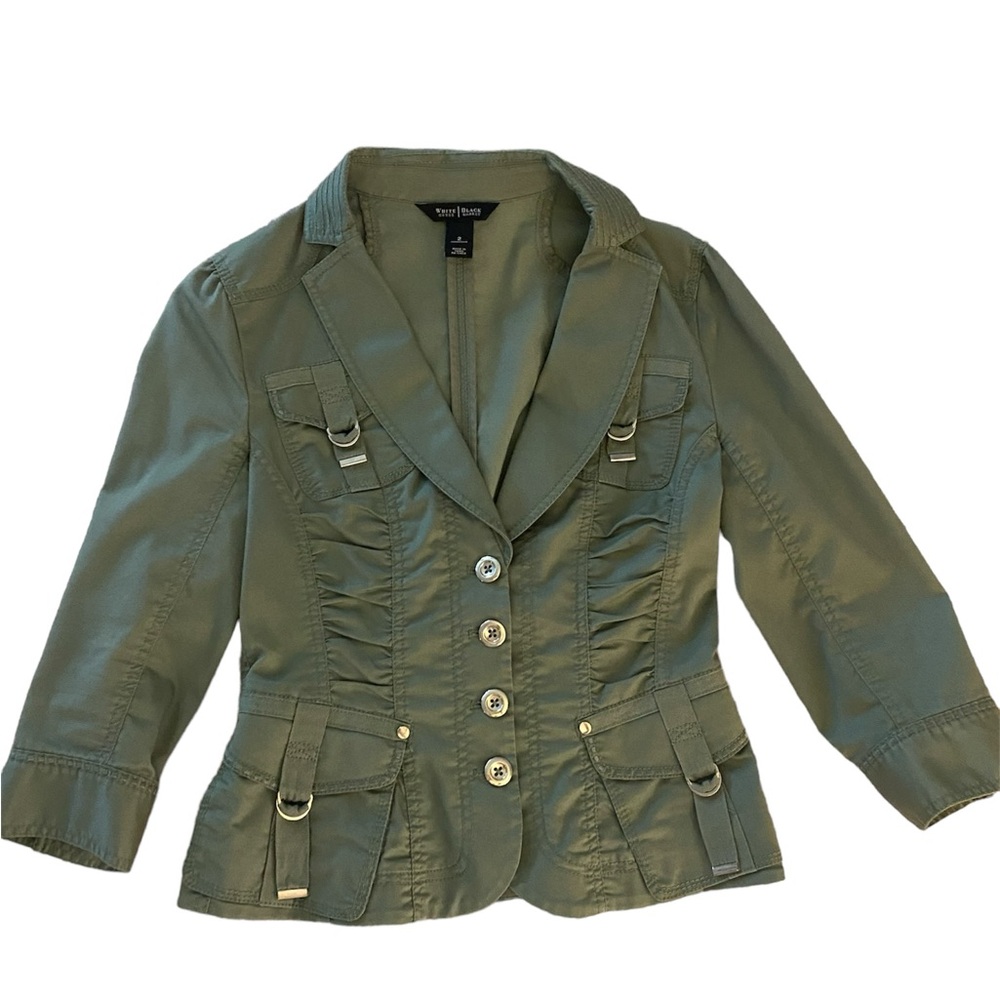 WHBM green jacket. Size 2.